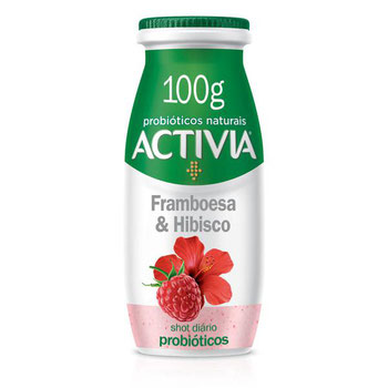 IOGURTE ACTIVIA SHOT FRAM/HIBIS 100G