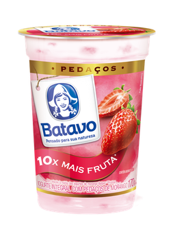 IOGURTE BATAVO COPO PEDACOS MORANGO 170G
