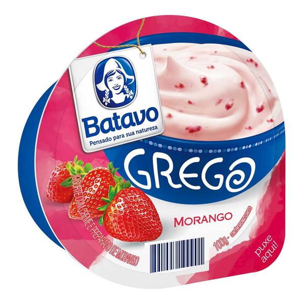 IOGURTE BATAVO GREGO MORANGO 100G