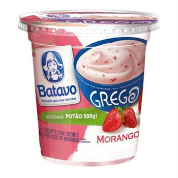 IOGURTE BATAVO GREGO MORANGO 500G