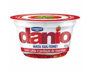 IOGURTE DANONE DANIO PEDACOS MORANGO 125G