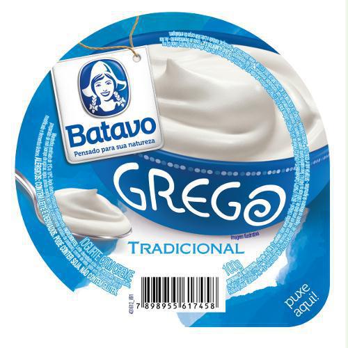 Iogurte Grego Batavo Tradicional 100gr