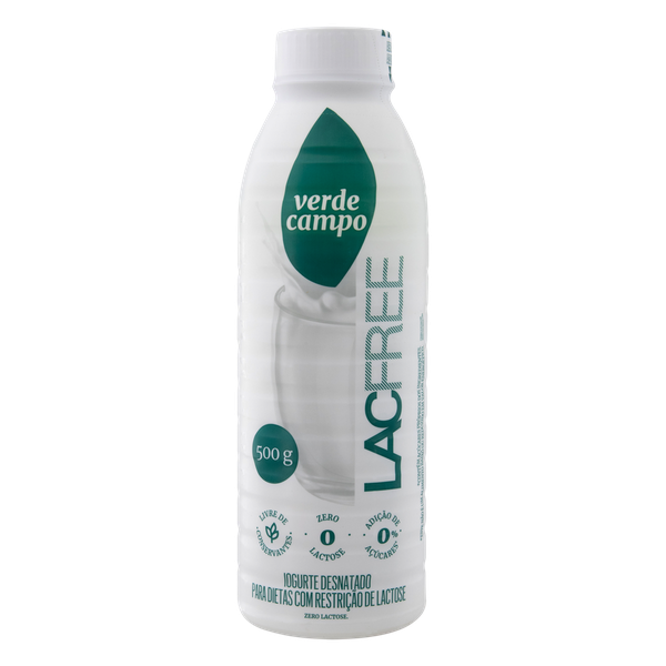 IOGURTE LACFREE NATURAL  DESNATADO 500G