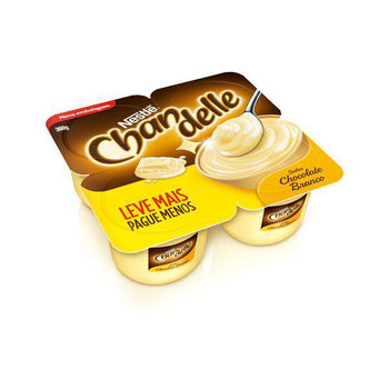 IOGURTE NESTLE CHANDELLE CHOCOLATE BRANCO 110G