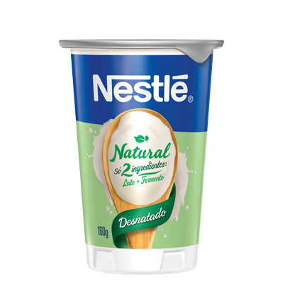 Iogurte Nestlé Natural Desnatado 160gr