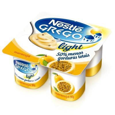 IOGURTE NESTLE GREGO LIGHT MARACUJA 90G