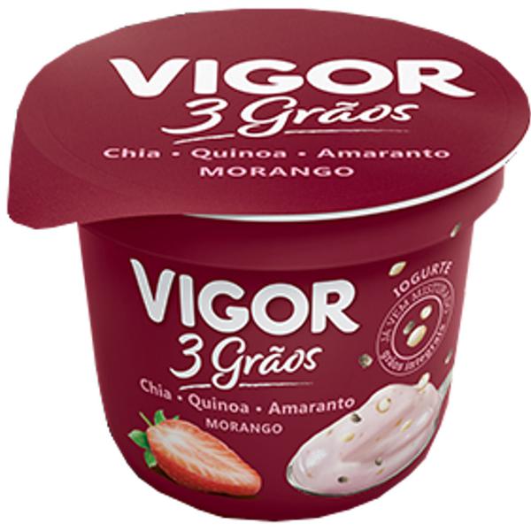 IOGURTE VIGOR 3 GRAOS MORANGO 100G