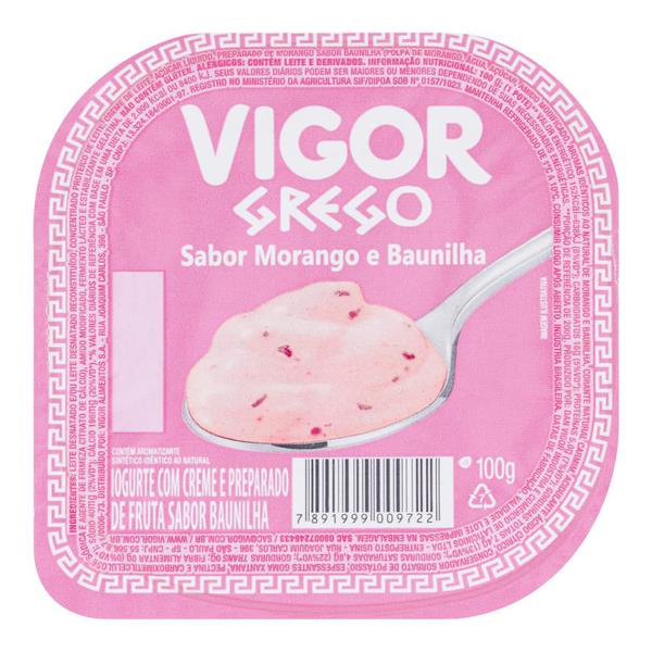 IOGURTE VIGOR GREGO 100G MOR/BAUNI