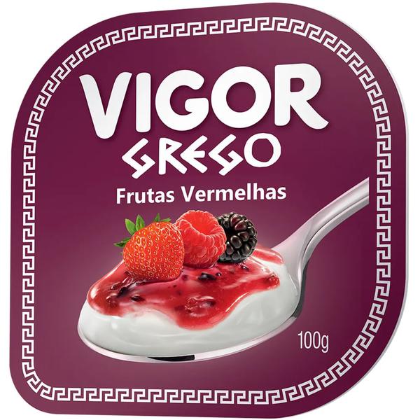 IOGURTE VIGOR GREGO FRUTAS VERMELHAS 100G