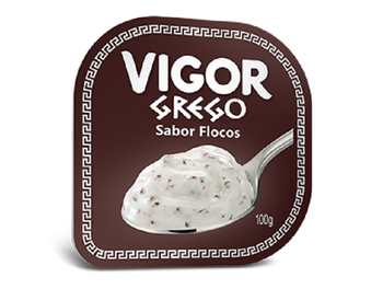 IOGURTE VIGOR GREGO SABOR FLOCOS 100G