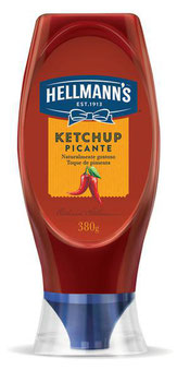 Ketchup Hellmann's Buguer House Picante 380gr