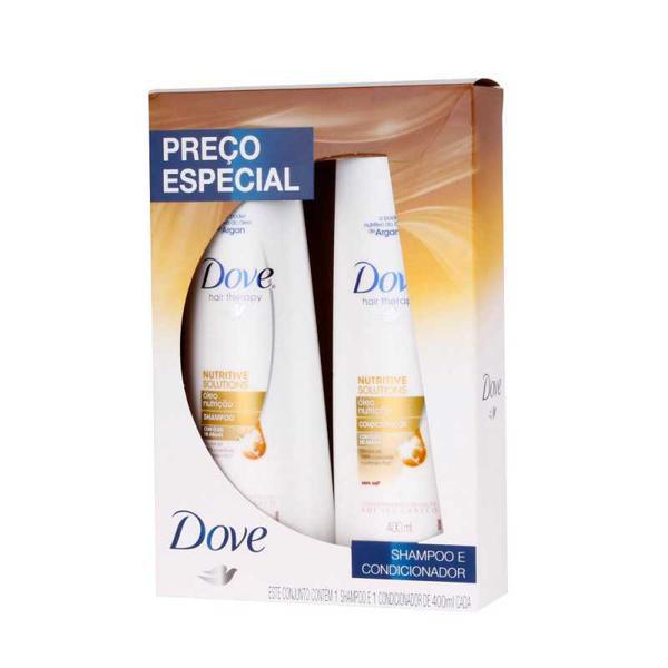 Shampoo Dove Óleo Nutrição Shampoo 400ml + Condicionador 200ml