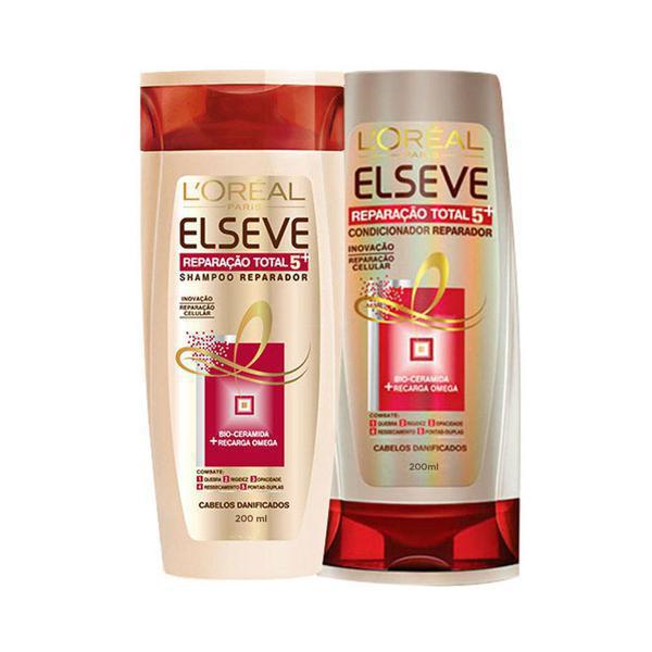 KIT ELSEVE SHAMPOO/COND REP TOTAL 5 EXPROFUNDO 200ML
