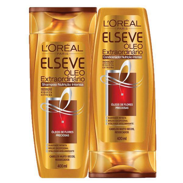 KIT ELSEVE SHAMPOO E COND OLEO EXTRAORDINARIO 200ML