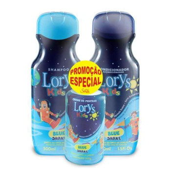 KIT LORYS KIDS BLUE SHAKE SH  COND  CREME