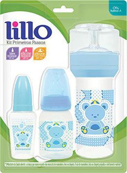 KIT MAMADEIRA LILLO PRIMEIROS PASSOS AZUL 3UND