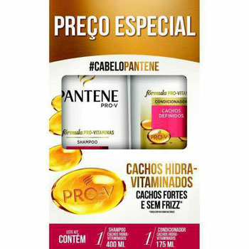 KIT SH E COND PANTENE CACHOS 400ML