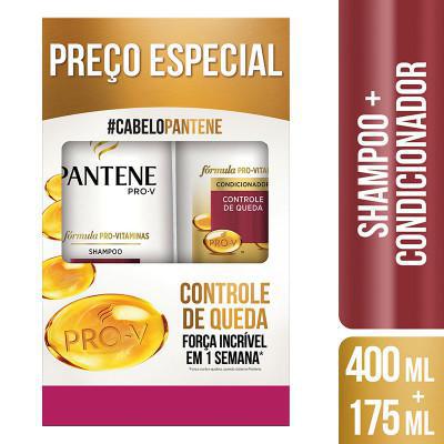 KIT SH E COND PANTENE CONTROLE QUEDA 400ML