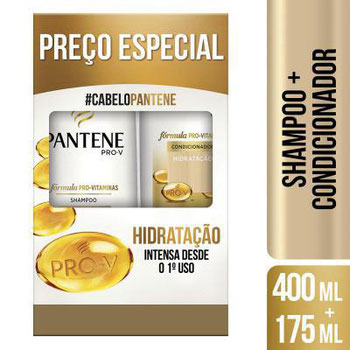 KIT SH E COND PANTENE HIDRATACAO 400ML