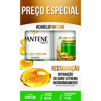 KIT SH E COND PANTENE RESTAURACAO 400ML