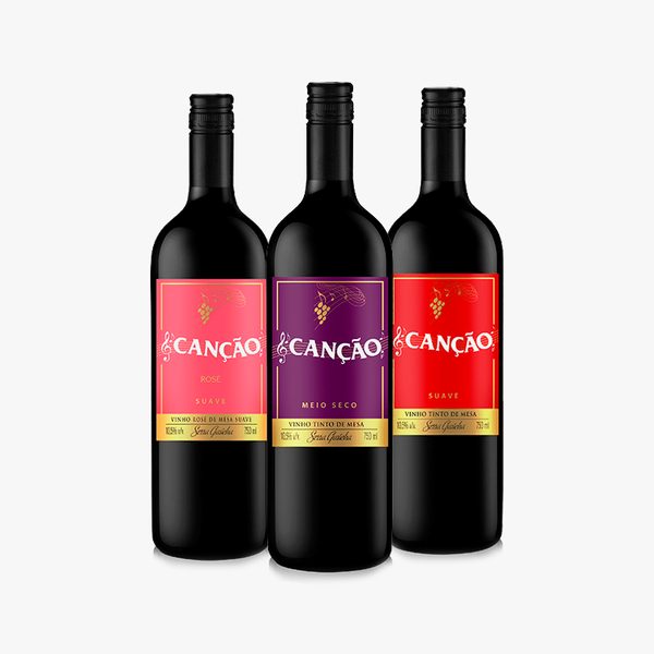 KIT VINHO CANCAO 750ML B.SECO MALET