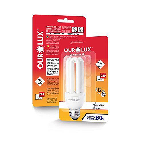 LAMPADA OURO LUX 15W 220V