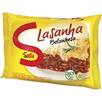 LASANHA SADIA BOLONHESA 350G
