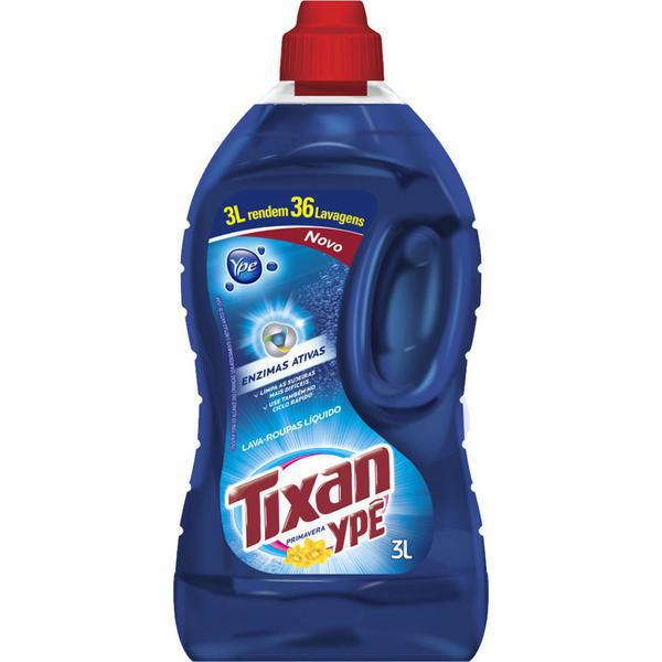 Lava Roupa Tixan Liquido Primavera 3 Litros