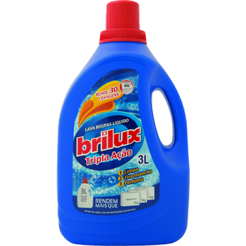 LAVA ROUPAS LIQ BRILUX TRIPLA ACAO 3L