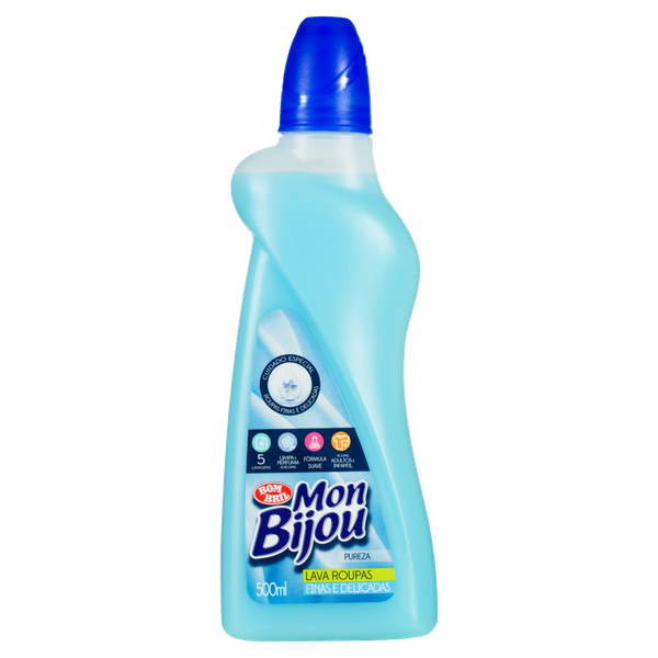 LAVA ROUPAS LIQ. MON BIJOU PUREZA 500ML