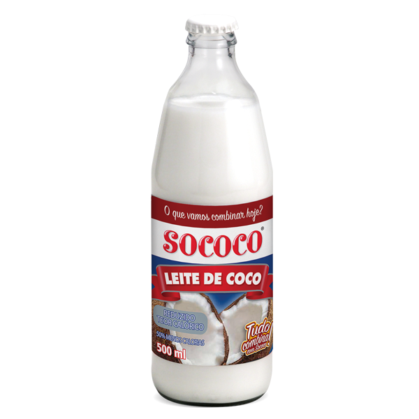Leite De Coco Reduzido Em Teor Calorico Sococo 500ml