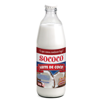 Leite De Coco Reduzido Em Teor Calorico Sococo 500ml
