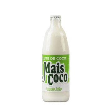 LEITE DE COCO MAIS COCO VIDRO 500ML