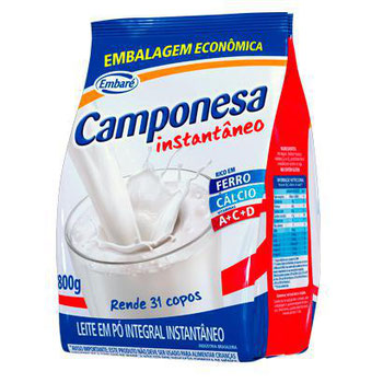 LEITE EM PO CAMPONESA INSTANTANEO 800G