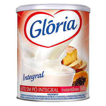 LEITE EM PO GLORIA INTEGRAL INST.LT.400G