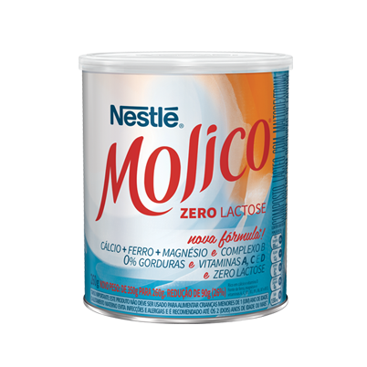 LEITE EM PO MOLICO  ZERO LACTOSE LATA 350G