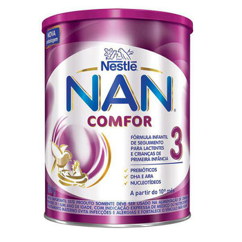 LEITE EM PO NESTLE LATA NAN COMFORT 3 800G