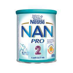 LEITE EM PO NESTLE LATA NAN PRO 2 800G