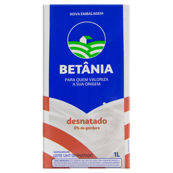 LEITE UHT BETANIA DESNATADO 1L