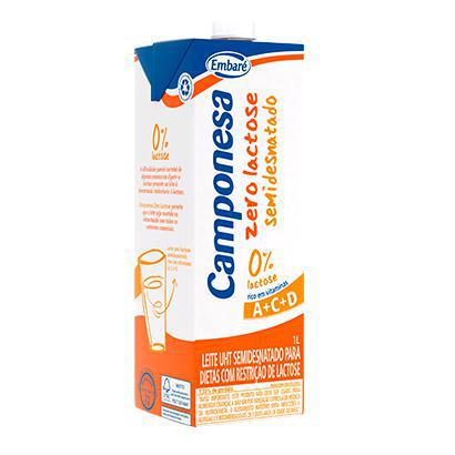 LEITE UHT CAMPONESA BAIXA LACTOSE 1L