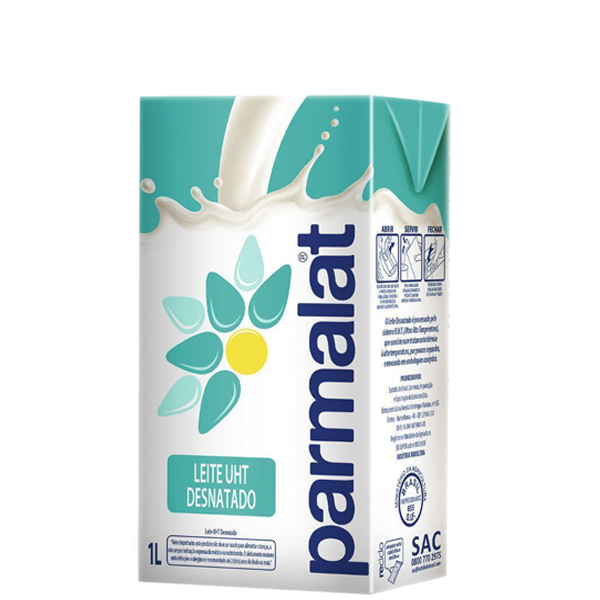 LEITE UHT PARMALAT DESNATADO 1L
