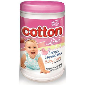 LENCOS UMED COTTON POTE ROSA  C/12