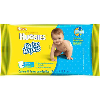 LENCOS UMED HUGGIES BABY WIPES C/48UND