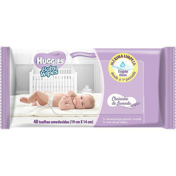 LENCOS UMED HUGGIES BABY WIPES C/48UND