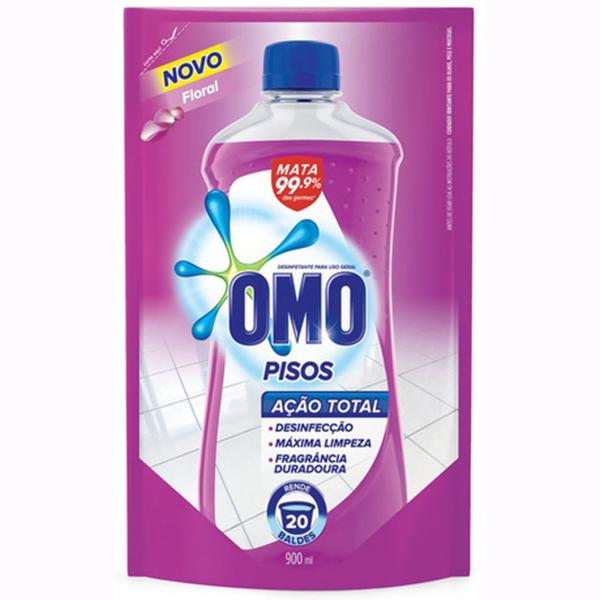 LIMPA PISO OMO ACAO TOTAL FLORAL 900ML