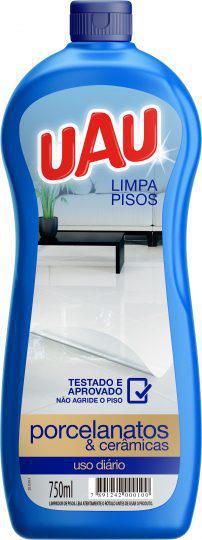 LIMPA PISO UAU PORCEL/CERAMICAS 750ML