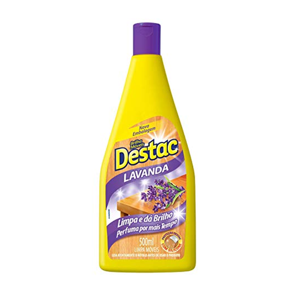 Lustra Móveis Destac Lavanda 500ml