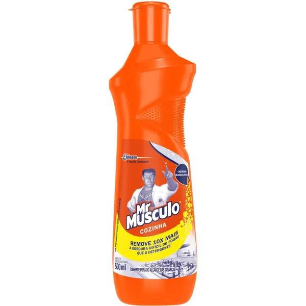 LIMPADOR MR MUSCULO COZINHA DESEN LARANJA 500ML