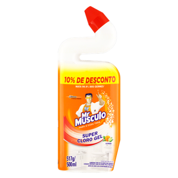 LIMPADOR MR MUSCULO SUPER CLORO GEL 500ML