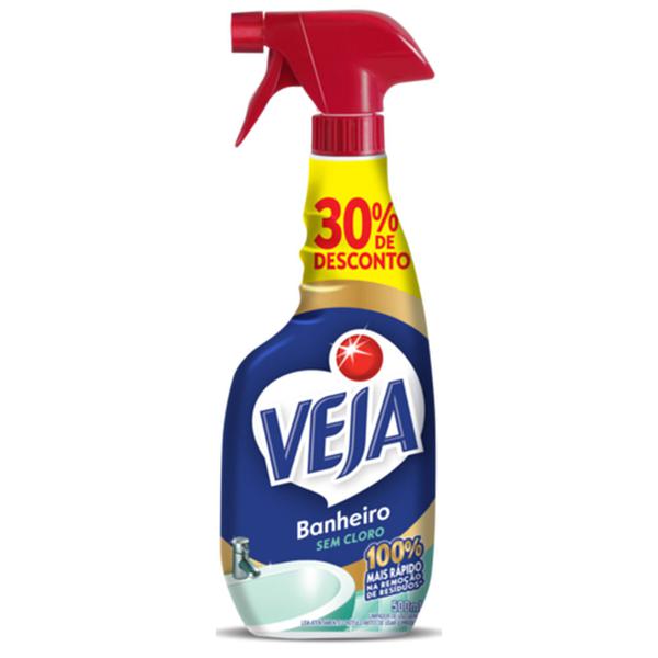 LIMPADOR VEJA BANHEIRO TIRALIMO X14 L500ML P400ML